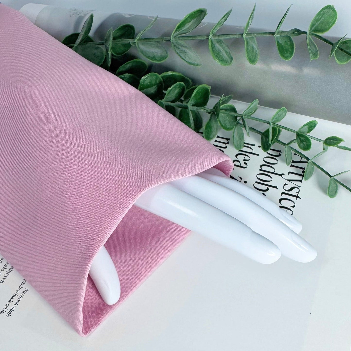 Rękawek mankietowy do zdjęć - baby pink
