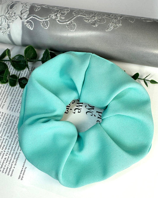 Miętowa gumka do włosów Scrunchie